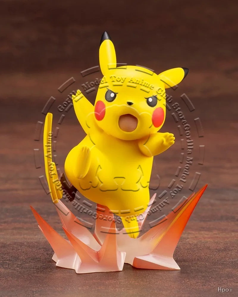In Stock Original Genuine KOTOBUKIYA ARTFX J Pokémon Pikachu & Onix Statue 285mm Large Scale Figure Anime Collectible Model Gift