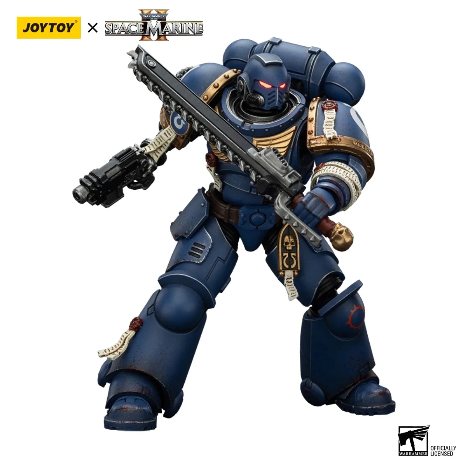 JOYTOY Warhammer 40K 1/18 Action Figure Ultramarines Brother Chairon Collectors Edition Anime Military Model Toy