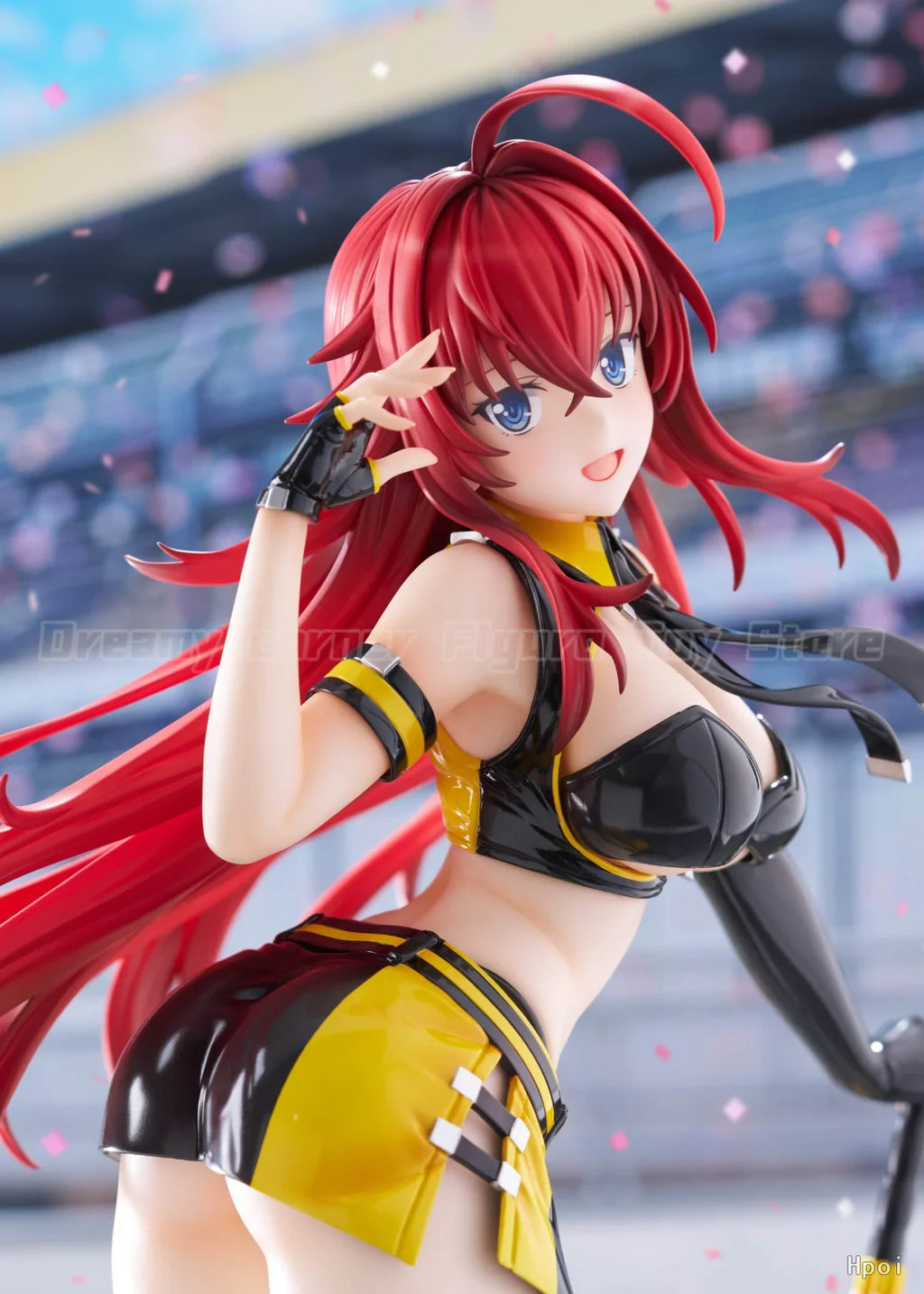 【In Stock】Original GOLDEN HEAD High School D×D HERO Rias Gremory Racing Queen Ver 1/3.5 Scale Figure Model Collection Ornament