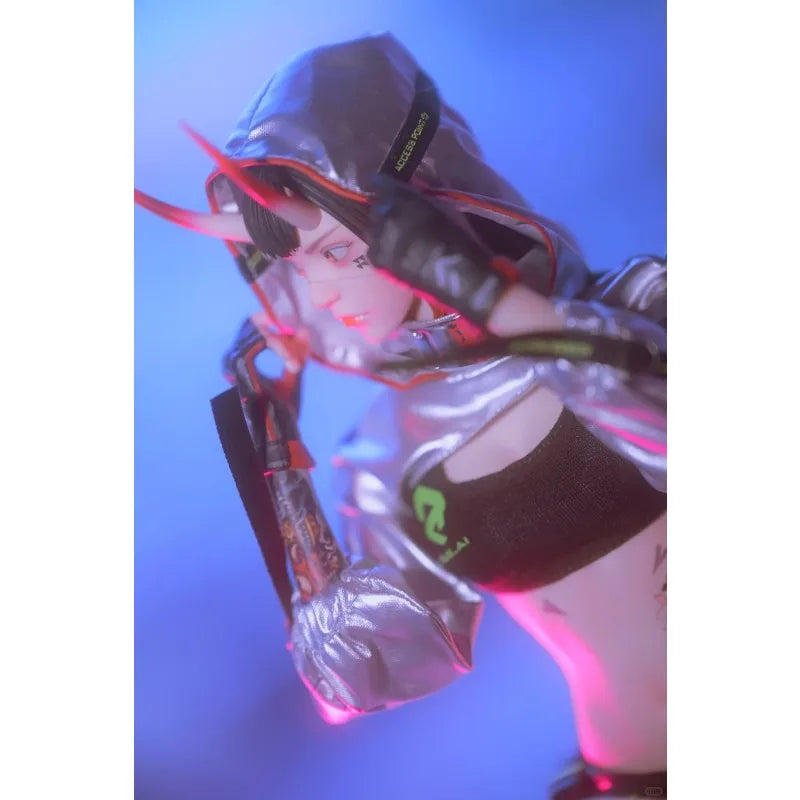POPCOSTUMEGS-001 Cyber Functional First Bullet Ghost Attendant - Xuan Blade 1/6 Mobile Model Toy, Mobile Eye 12 inch Giftcollect