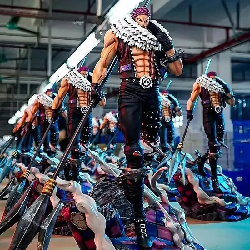 Hot Jt Statue 44cm Anime One Piece Figures Charlotte Katakuri Action Figures Gk Toy Model Ornaments Animation Gift