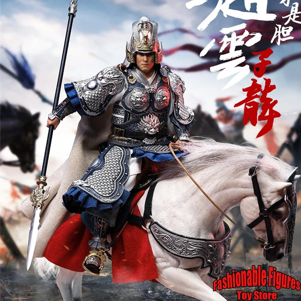 1/12 Figur Soldat Zhao Yun Drei Königreiche Serie General Komplettset 6 Zoll Actionfigur Antike Puppen Sammlung 303TOYS SG 002