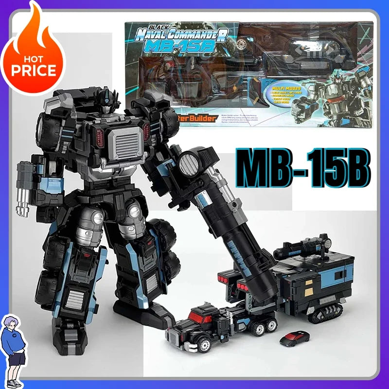 New in Stock Transformation Toys Fans Hobby OP MB-15B Naval Commander Armada BLACK Action Figure Toy Christmas Gift