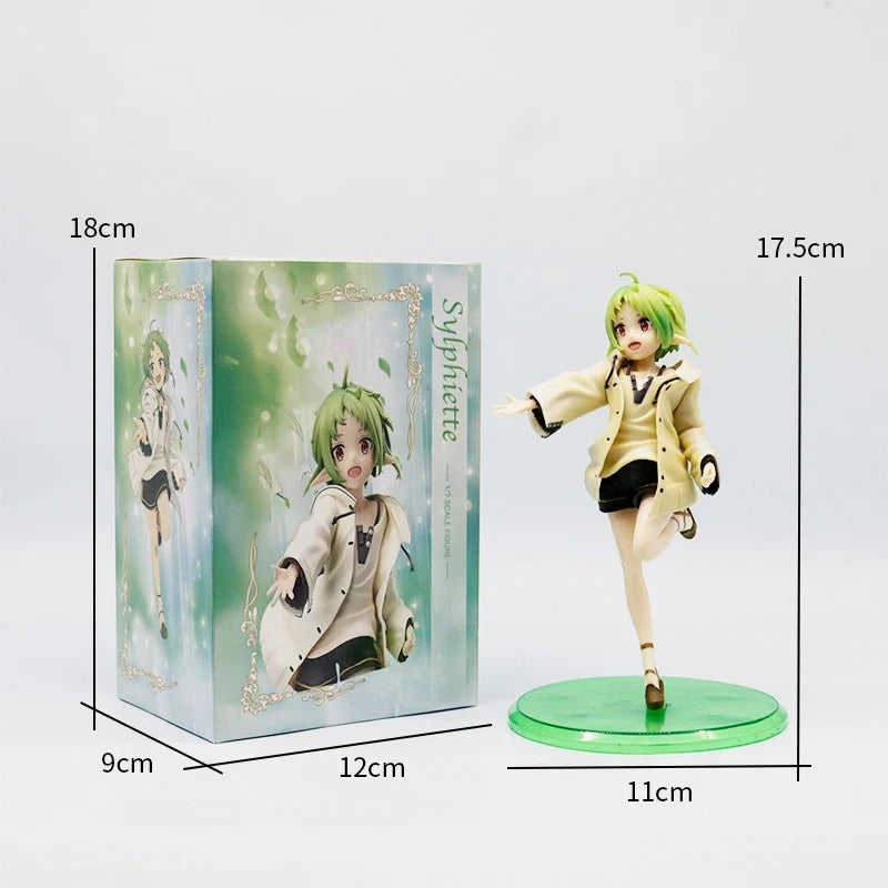THE Mushoku Tensei Jobless Reincarnation Anime Girl Figure Sylphiette Action Figure Eris Boreas Greyrat Figurine Model Doll Toy