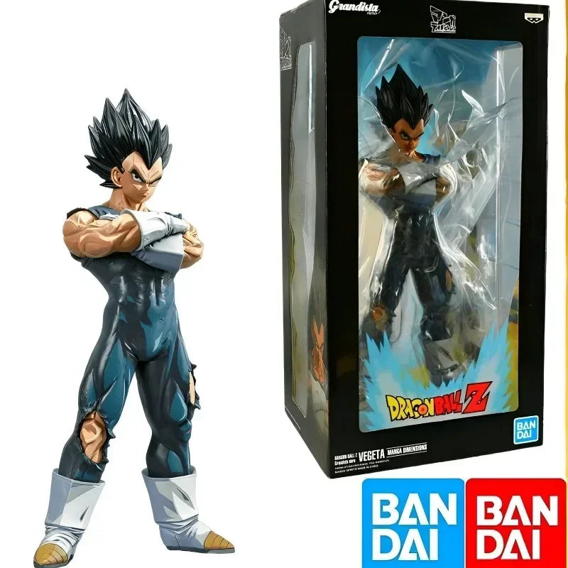 In Stock Bandai Nero Dragon Ball Z Vegeta Iv Bejita Yonsei Anime Action Figure Comic Color Model Ornaments Birthday Gift Toy