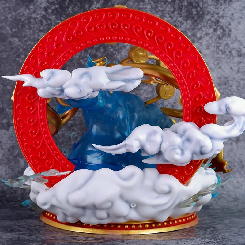 29cm One Piece Anime Figure Enel Thor Sky Island Character Periphery Pvc Model Doll Desktop Decoration Display Children Gift Toy