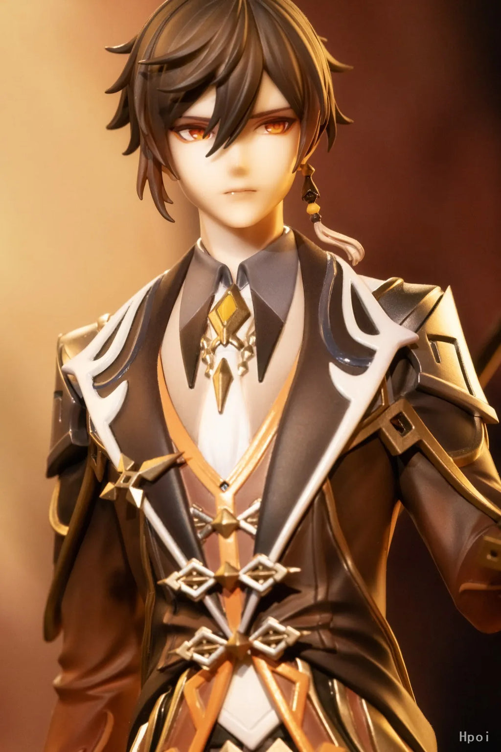 19CM Genshin Impact Zhongli Klee Hu Tao Paimon Anime Figure PVC Action Figure Model Sculpture Hand-made Desktop Decoration