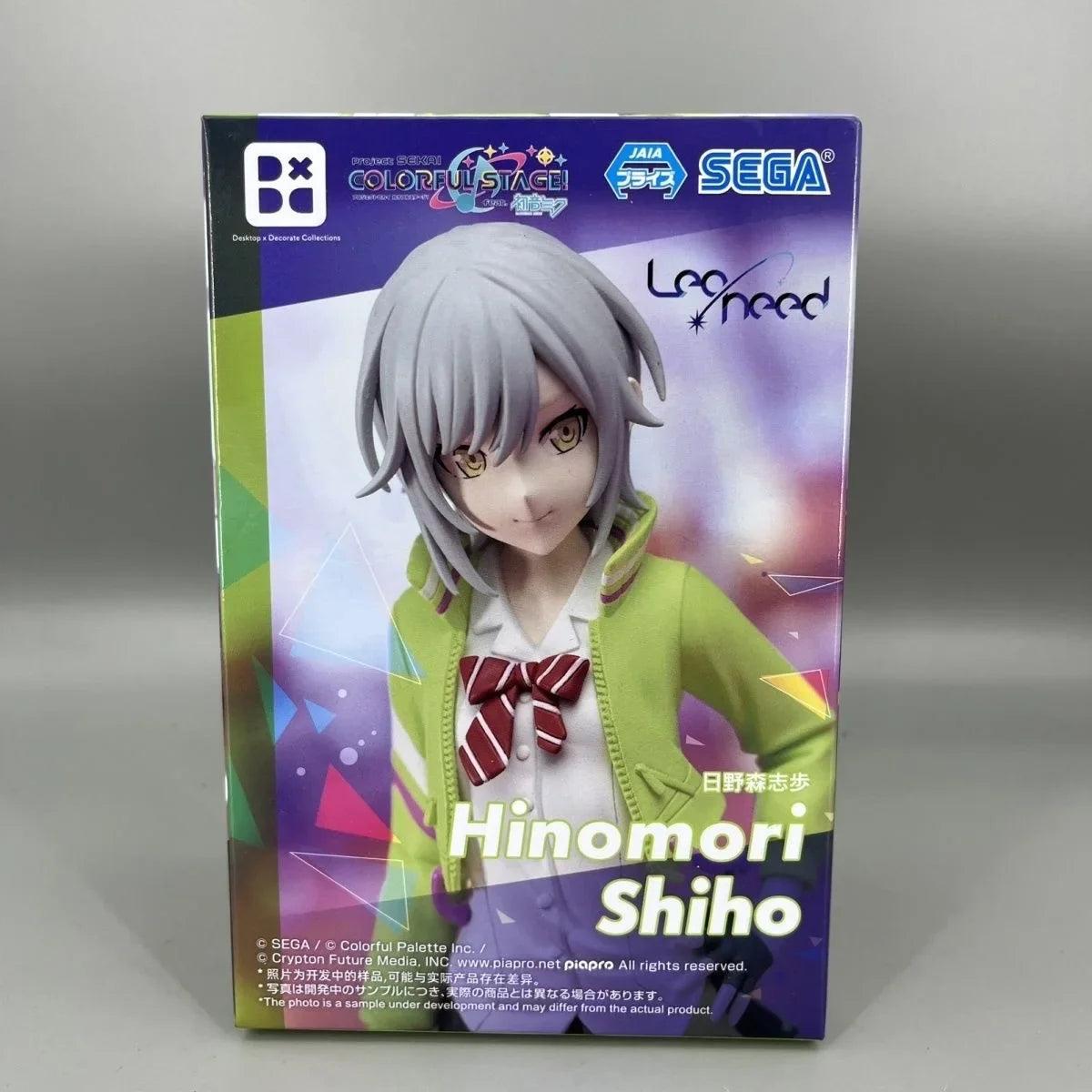 Genuine Sega Hatsune Miku: Colorful Stage! Desktop Decorate Collections Hinomori Shiho In Stock Original Anime Figure Model Toys