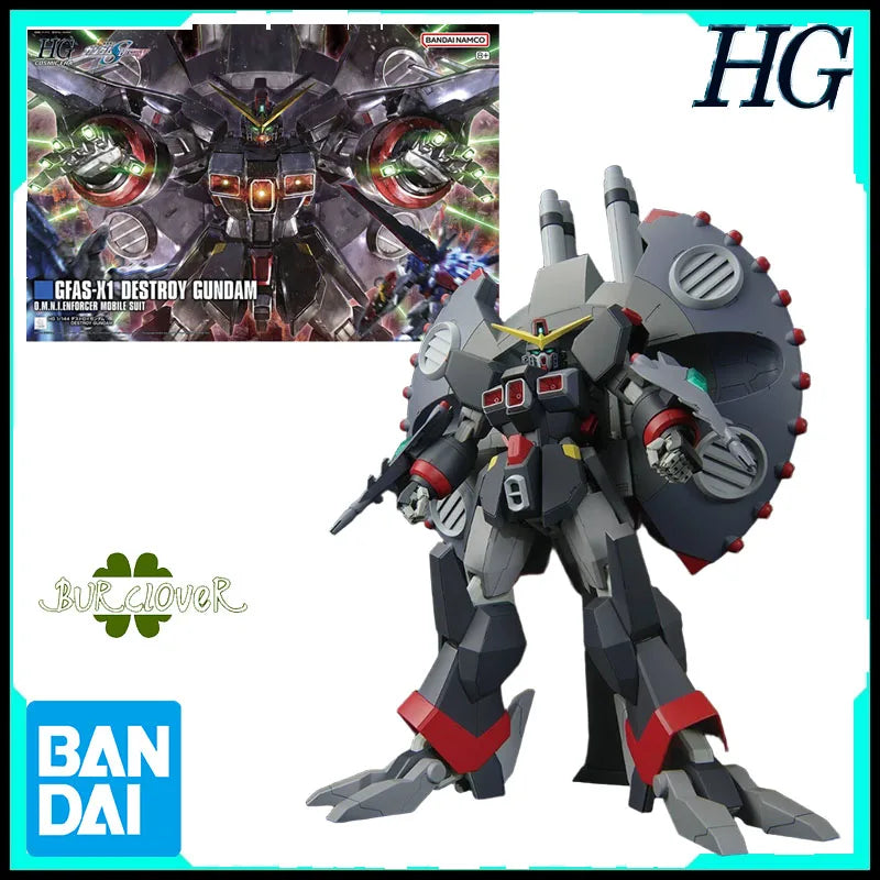 Bandai Genuine HG Destroy Gundam GFAS-X1 1/144 Anime Action Figure Assembly Model Toys Collectible Model Ornaments Gifts For kid