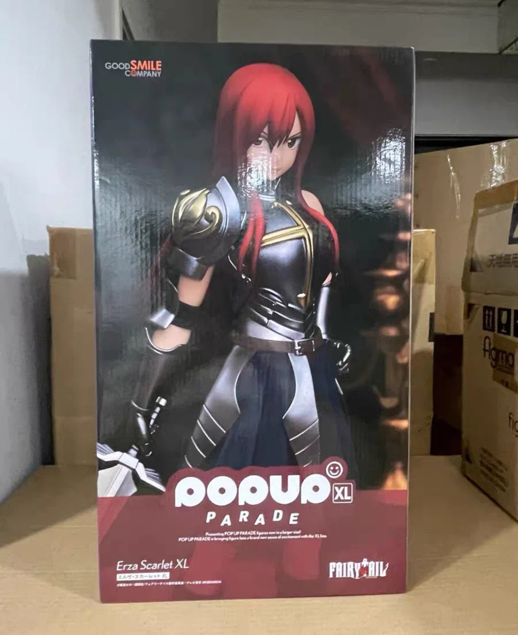 Original Brandneu Sofort Lieferbar Offizieller GSC POP UP PARADE XL Erza Scarlet Fairy Tail Final Season Figur Sammlerstück Geschenk