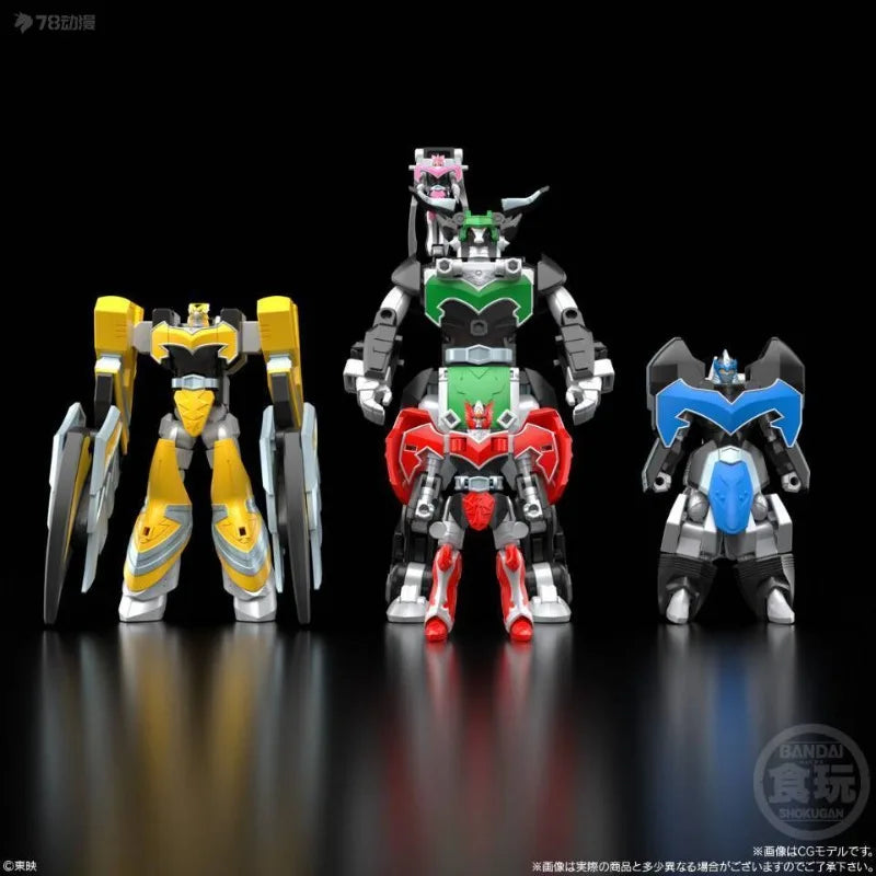 Bandai Genuine SMP SHOKUGAN PROJECT Mahou Sentai Magiranger MajiKing Demon God Anime Action Figure Assembly Model Toys Children