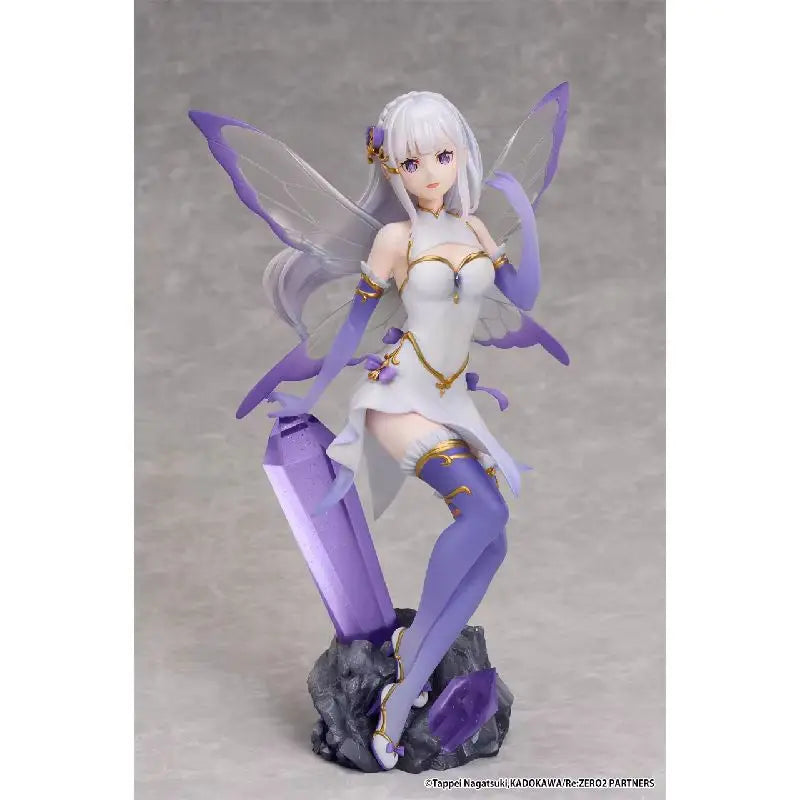 Original elCOCO Emilia Ram Rem Jewel Princess Re 1/7 Anime Figure Model Toy