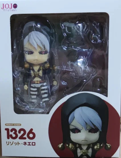 10cm JoJo's Bizarre Adventure JoJos Risotto Nero 1326# Anime Figurine Action Figure Toys Doll Collection Christmas Gift With Box