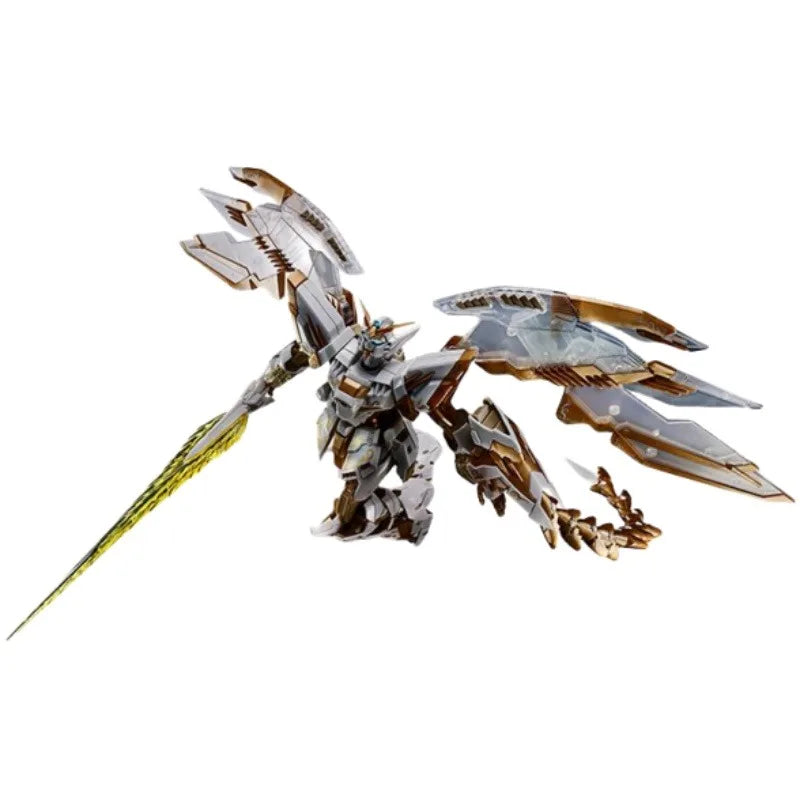 Bandai in Stock Original MG GUNDAM Anime Figure GUNDAM EPYON EW[CROSS CONTRAST COLORS/CLEAR WHITE]Action Figures Collectible Toy