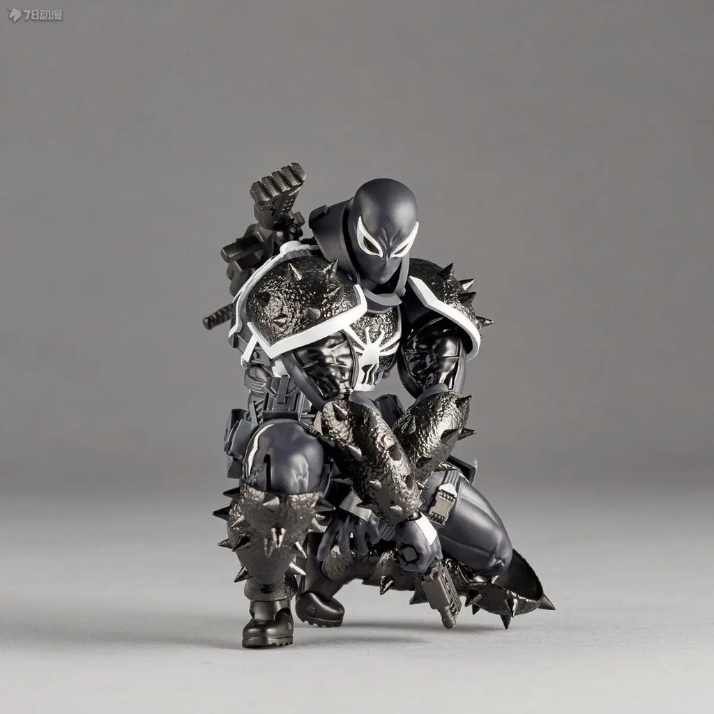 2024 Agent Venom Action Figure CT Version Kaiyodo Anime Figurine Marvel PVC Movable Collection Eugene Thompson Ko Model Toy Gfit
