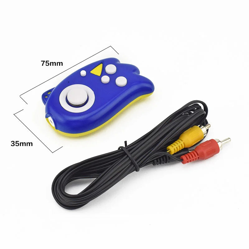 Data Frog Mini Video Game Console Portable 8 Bit Game Player Build In 89 Retro Classic Games Support TV Output Gift For Kids