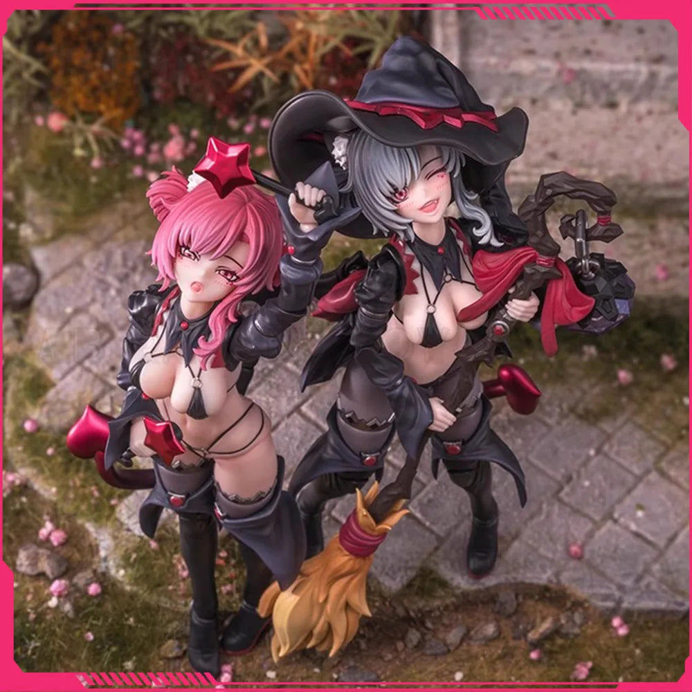 In Stock 1/12 Witch Trainee Hoshikawa Neko Action Figure Mecha Girl Movable Doll Model Collection Statue Model Ornament Toy Gift