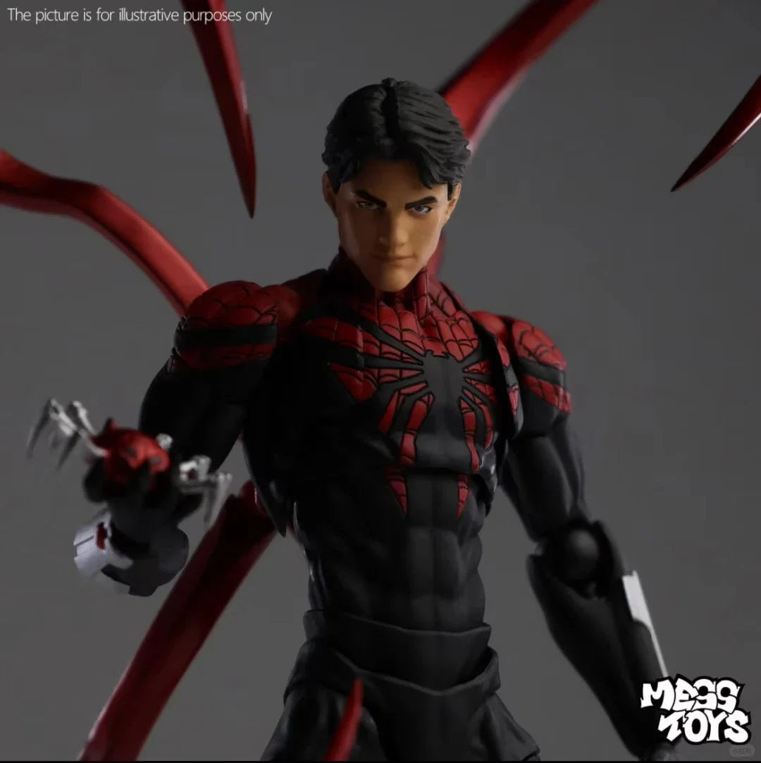 Mess Toys Superior Spiderman Action Figure Peter Parker Messtoys Spider Man Figurine Dr Octopus Neighbor Spider-man Model Toys