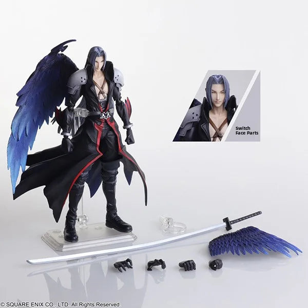 Square Enix Products Final Fsy 7 Sephiroth  Hearts Japanese Version Special Bonus Articulated Toy Collectible Figure