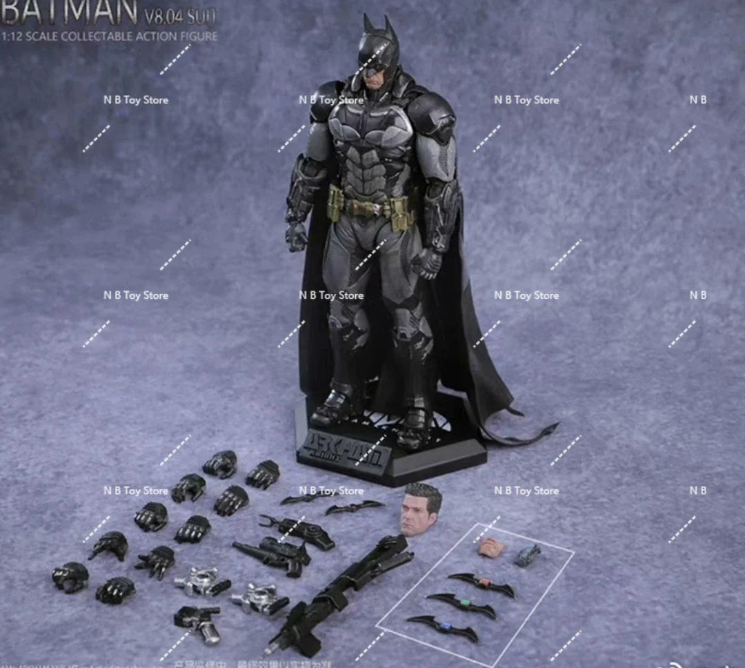 Original Lpzz Toys Arkham Knight Figur V8.04 Anzug Batman 002 Deathstroke Multiversum Superman Actionfiguren Modell Custom Spielzeug