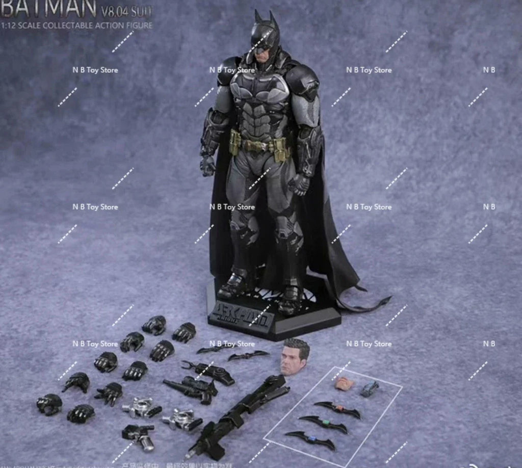 Original Lpzz Toys Arkham Knight Figure V8.04 Suit Batman 002 Deathstroke  Multiverse Superman Action Figures Model Custom Toy