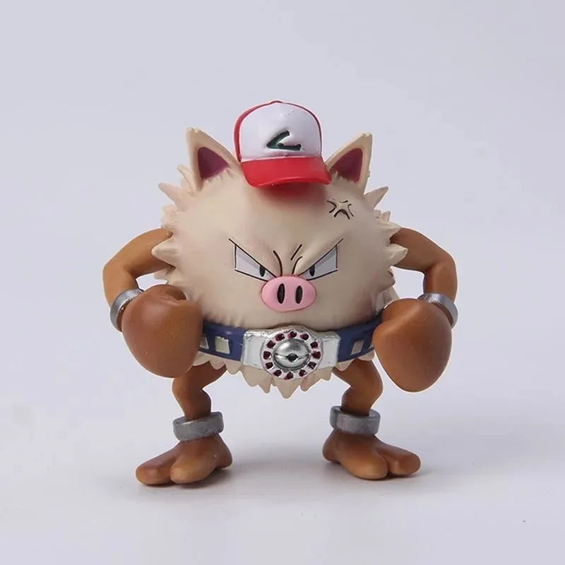 5.5cm/2.17in Anime Pokemon Figure Primeape Wearing A Hat Action Figures Pvc Collection Model Toys for Children Gifts