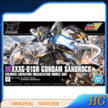 Bandai Original Echtes HG XXXG-01SR GUNDAM SANDROCK Anime Actionfiguren Spielzeug für Jungen Mädchen Kinder Geschenk Sammlermodell Ornamente