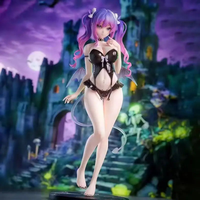 28cm Glowing Little Succubus Momoko 1/6 Momoroser Girls Pvc Action Figure Anime Figure Model Toys Collection Doll Gift