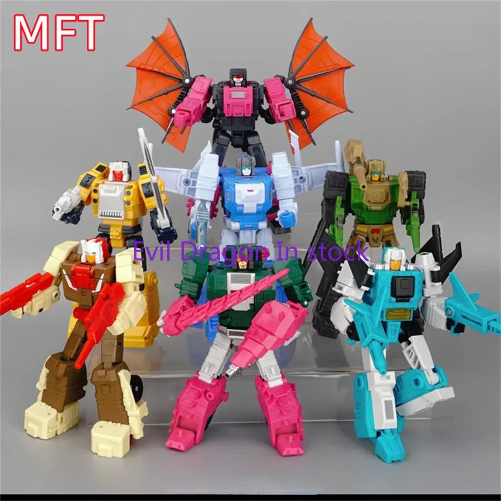 In Stock  Toys MFT HEAD WERRIOR Principal HEADMASTERS 7 Pieces/set Action Figure Toy Collection Gift