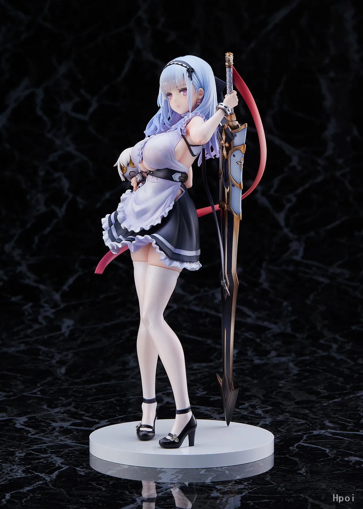 23CM Anime Gam Azur Lane Dido Figure 1/7 Heavy Armor Ver Maid Dress Up Stand Model Toy Doll Action Figure PVC