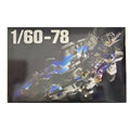 Daban Pgu 1/60 Rx-78-2 2.0 High-Precision Framework Assembly Action Figure Doll Model Kit Figures Collection Toy Holiday Gifts