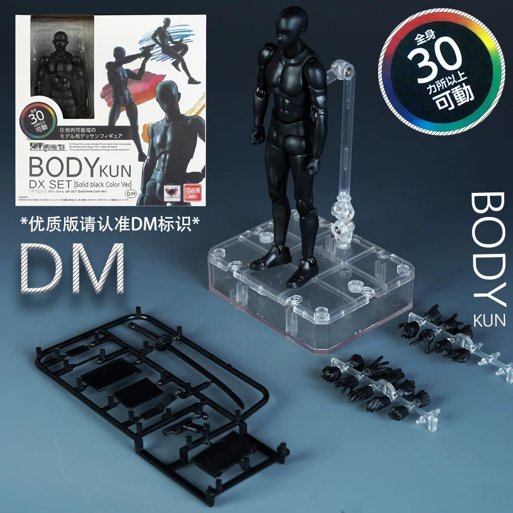 Sketch Draw Male Female Movable Body Kun Body Chan Joint Pain Anime Figure Shf Action Figure Toy Model Draw Mannequin