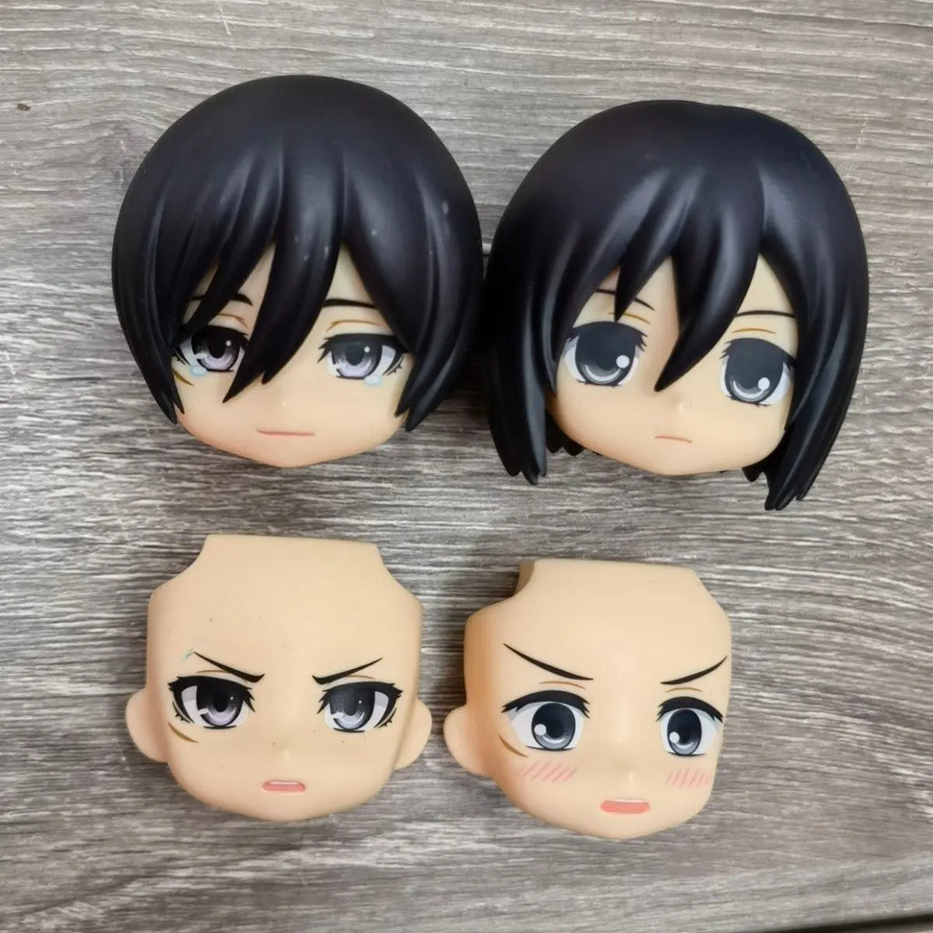 Genuine Attack on Titan Q version Mikasa Eren Levi face parts