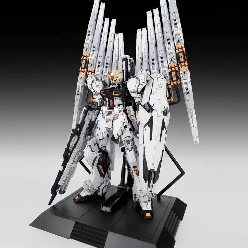 【IN STOCK】NCZZW Model RX-93 Nu Fighter Action Figure CMM GK Style 1/100 Scale Assembly Model Kit 24cm UC Anime Figures Toy Gift