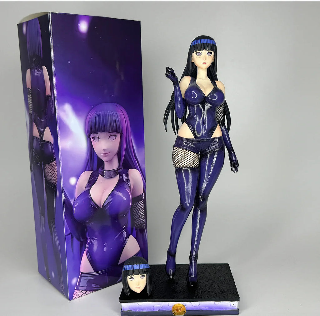 Naruto Anime Pretty Girl Jiaoying Hinata - Double Headed Surrounding Statues Handmade GK Model Ornament Wholesale