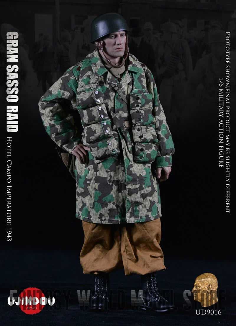 In Stock UJINDOU UD9016 1/6 Scale German Paratroops 1943 Emperor Terrace Hotel 12" Full Set Male Soldier Action Figure Model Toy