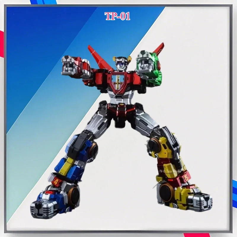Metal Alloy Figure Voltron Defending, Transformation of Titan Power TP-01, TP01, TP01B, TP-01B, Beast, King Lion