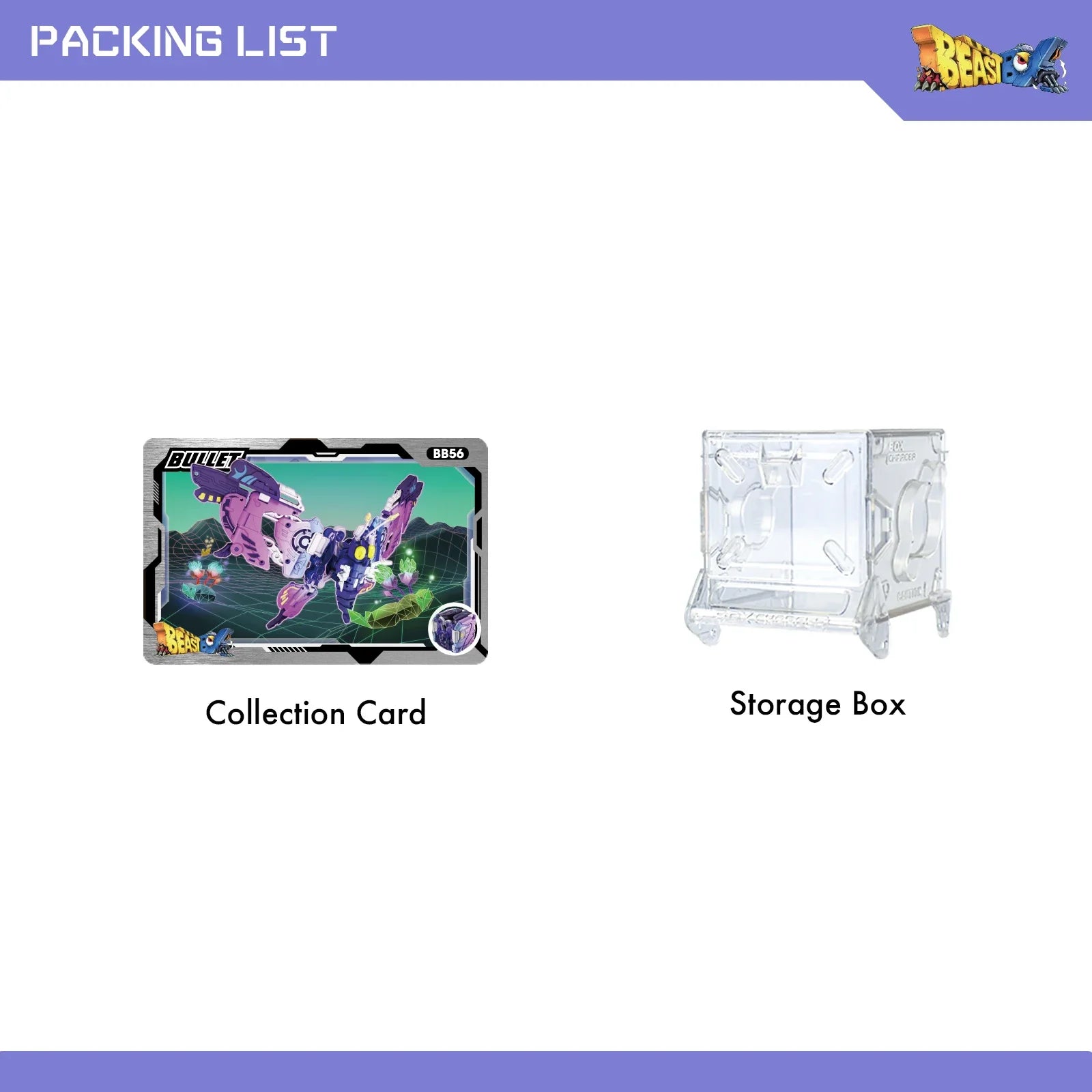 52TOYS Beastbox BB-56 BULLET Butterfly Deformation Robot, Converting in Mecha and Cube, Action Figure, Collectible Gift