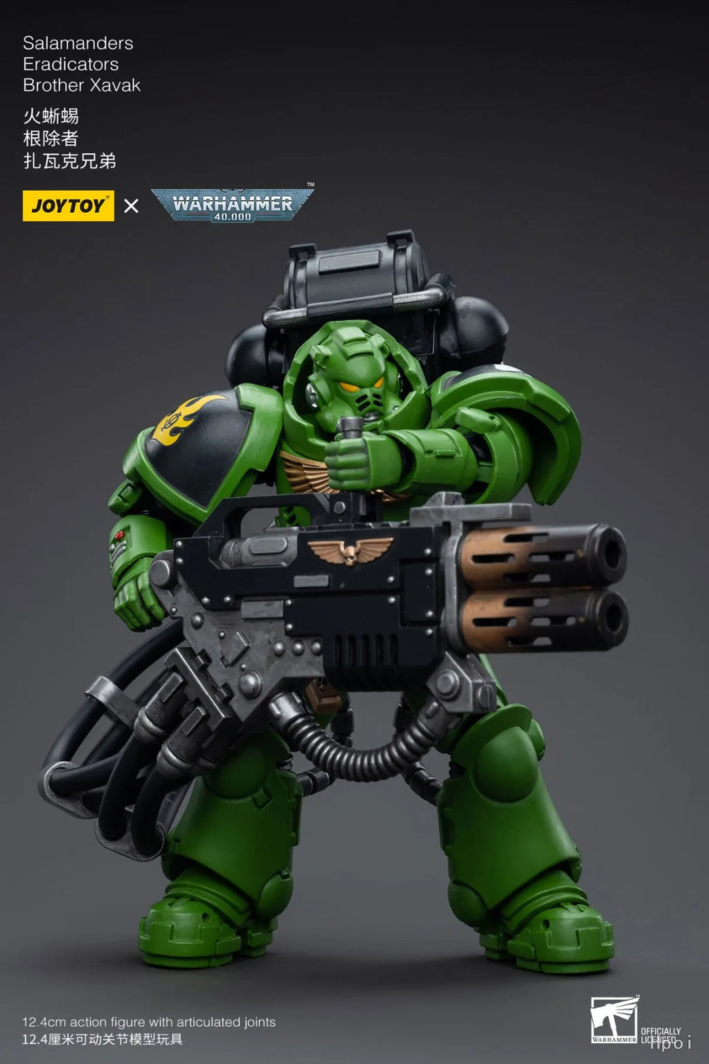 Original in Stock JOYTOY Warhammer 40K Salamanders Eradicators Brother Xavak 1/18 Scale Figures Model Toys Gifts Collection