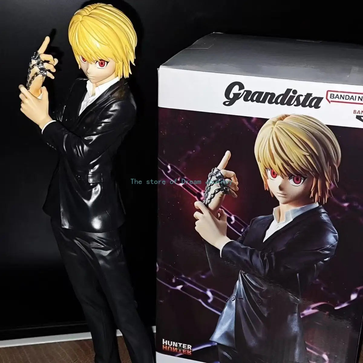 In stock Japanese version brand new glasses factory full-time hunter Grandista Kurapika contract hunter scenery figure