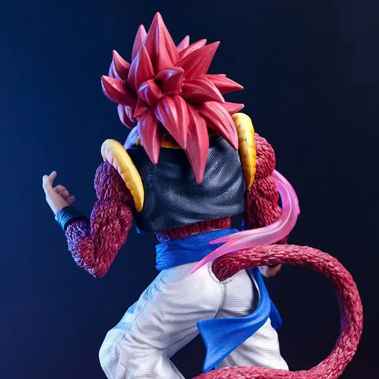 Dragon Ball Gogeta Super Saiyan 4 Action Figure 25cm Son Goku With Vegeta Combined Figurine Pvc Model Dolls Toys Gifts