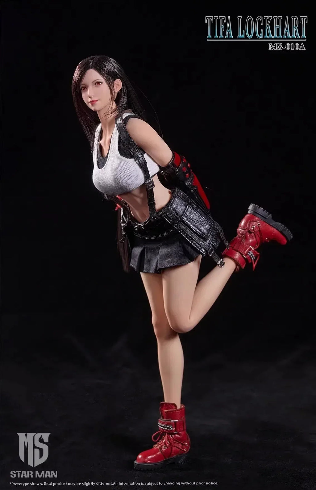 In Stock STAR MAN MS-010 1/6 Tifa Movable Eyes Action Figure 12'' Female Soldier Figurine Full Set Collectible Model Toy