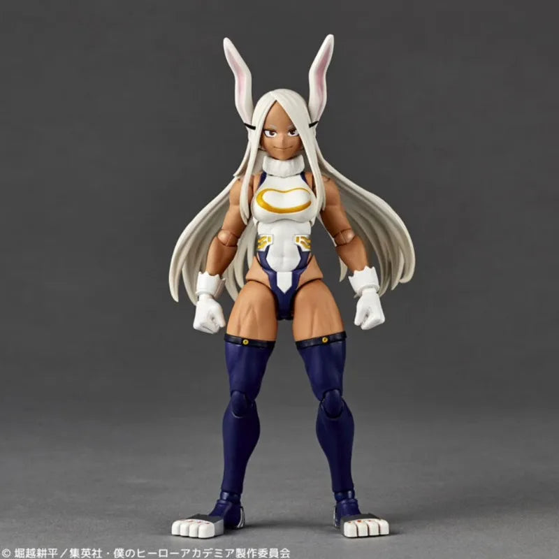 Original Kaiyodo Revoltech Mirko My Hero Academia Amazing Yamaguchi In Stock Anime Collection Figures Model Toys