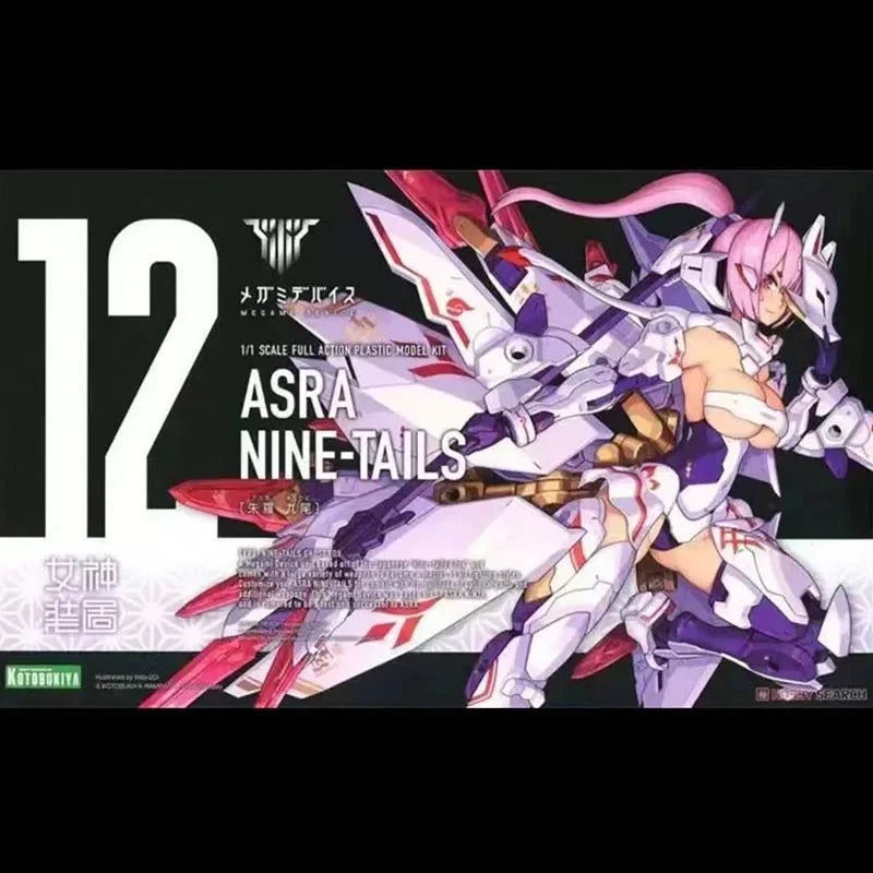 KOTOBUKIYA Megami Device12 Anime Figure KP515 ASRA NINE-TAILS Original Action Figure Toys Collectible Model Gifts for Children