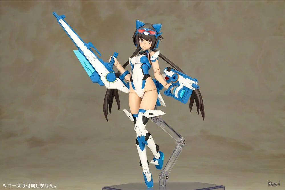 '-In Stock Original KOTOBUKIYA Frame Arms Girl Stiletto Swimsuit Blue Impulse Color Ver 16cm Animation Assembled Movable Figures