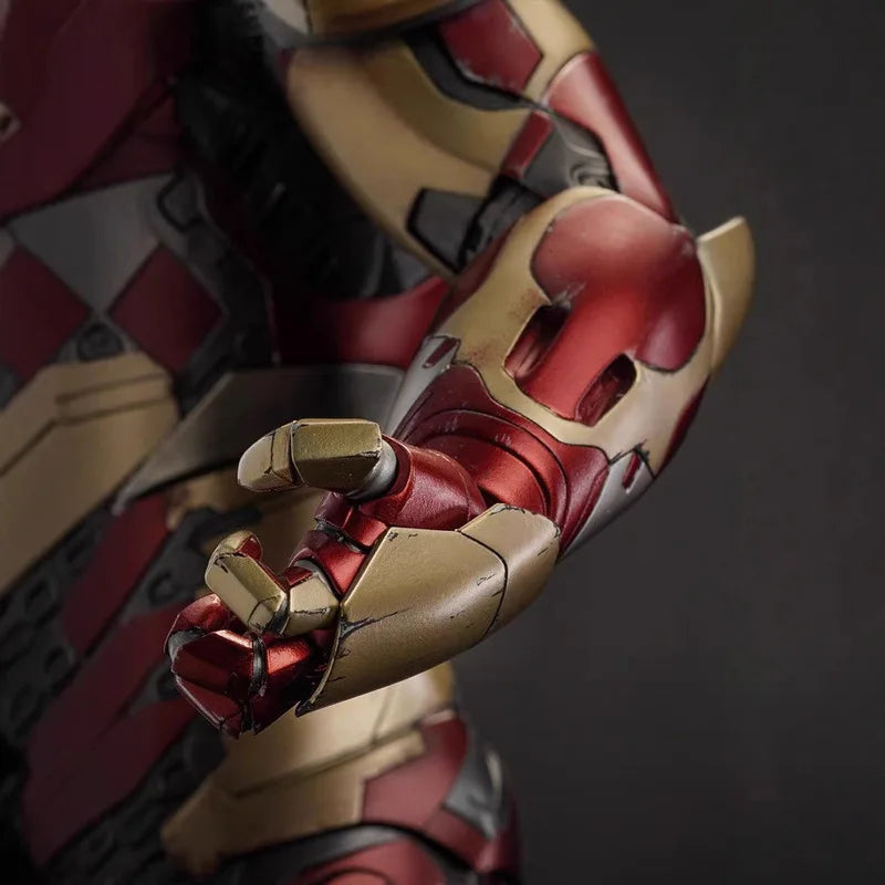 New Product In Stock 1/4 Brand New Marvel Iron Man Mk42 Statue In Red And Gold Color Scheme Super Cool With Luminous Effect