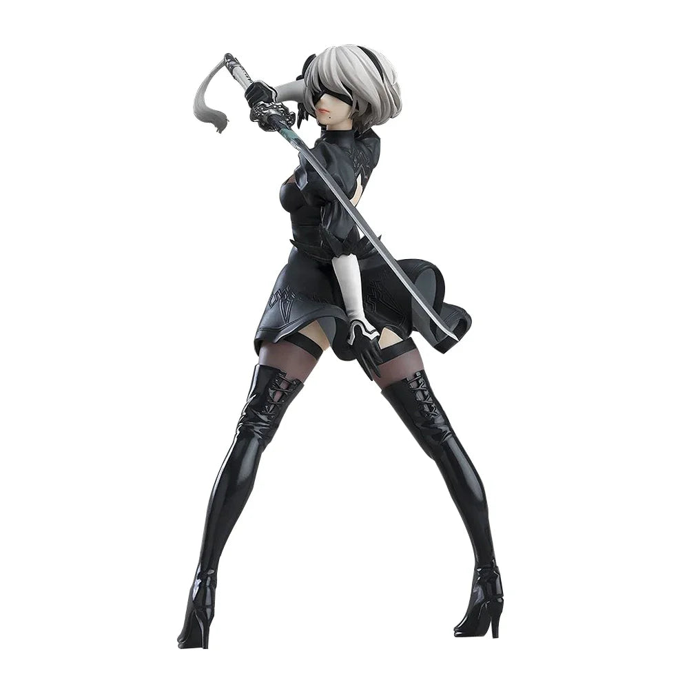 17cm NieR Anime figures 9S 2B standing action figures 9S 2B figurines  Doll PVC Model Toys  Adult Collection Statue Gifts
