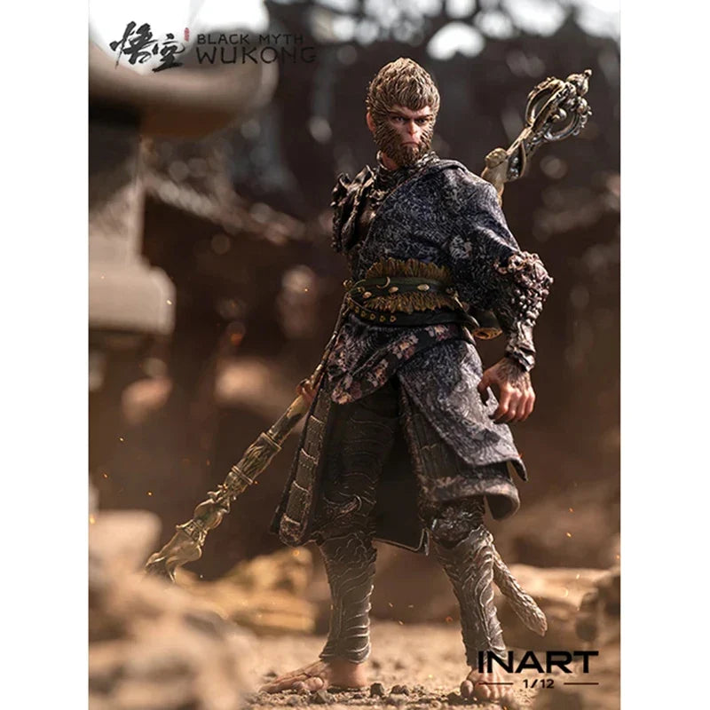 In Stock 100% Original Inart Black Myth Wukong The Destined One in The Bronze Armor Set 1/12 Standard Ver Deluxe Ver Model Toys
