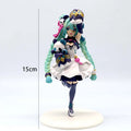 15CM Anime Hatsune Miku X Cinnamoroll Figure Anime Peripheral Collectible Models Decorative Decorations Children Kawaii Gift