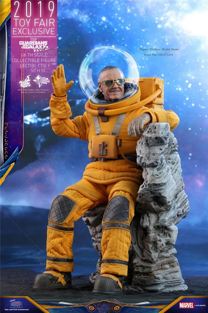 Hot Toys MMS545 HT 1/6  2019 Toy Fair Exclusive Soldier Guardians of the Galaxy Vol.2 Movie Original  Stan Lee Full Set Figure